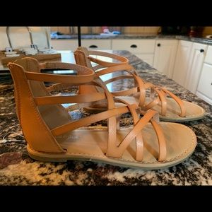 Girls gladiator sandals- size 1